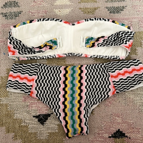 Missoni Chevron bandeau Bikini Set - Picture 3 of 3